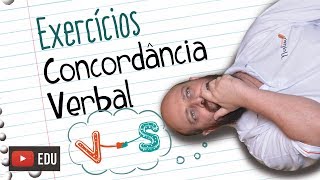 Exercícios de Concordância Verbal Prof Noslen [upl. by Millwater]