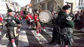 Les plus célèbres marches militaires écossaises Somme Battlefield Pipe Band Pierre Lenoble report [upl. by Delilah]