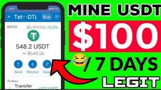 Free Dollars Mining Site 2024  Free Cloud Mining Website  Earn Free 10 Daily Without Investment [upl. by Donald]