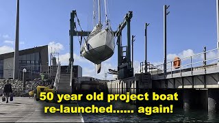 50 year old project boat relaunched… again But the work never stops [upl. by Alysa369]