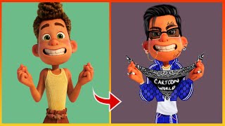 Luca Glow Up Rich Kid Full  Luca Pixar Disney Transformation [upl. by Pickard]