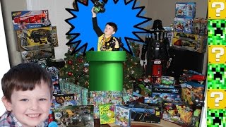 CHRISTMAS MORNING 2016 OPENING PRESENTS SURPRISE TOYS FOR KIDS NERF HOT WHEELS MONSTER JAM [upl. by Mag583]