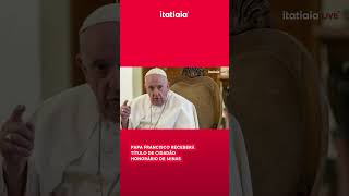 PAPA FRANCISCO RECEBERÁ O TÍTULO DE CIDADÃO HONORÁRIO DE MINAS GERAIS [upl. by Aihsek]