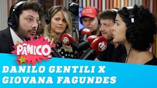 A TRETA entre Danilo Gentili e Giovana Fagundes [upl. by Raddy840]