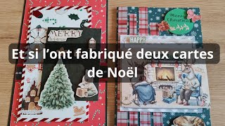 Et Si Lont Fabriqué Deux Cartes De Noël [upl. by Eitteb616]