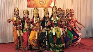 Navaratri utsav Quthbulapur Pragatools colonyChildren Dance performance for Ashta Lakshmi Stotram [upl. by Schultz]