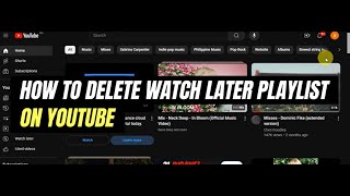 How To Delete Watch Later Playlist On YouTube  Easy Guide [upl. by Aissenav913]