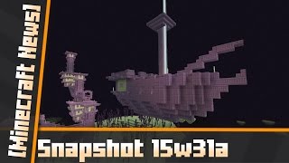 Minecraft 19 Snapshot 15w31a News New End Two Hands and more [upl. by Yanrahc]