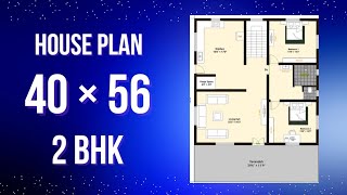 2200 Sqft House Plan  40×56 House Plan  House Plan Design [upl. by Massarelli758]