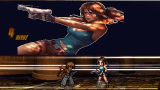 Kenshin vs Lara Croft JUMP STARS MUGEN [upl. by Ariday]