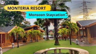 Monteria Resort KarjatTrip near MumbaiMonsoon staycationwaterpark [upl. by Nedla]