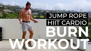 20 Min CARDIO HIIT Jump Rope Workout For Fat Loss [upl. by Mandell]