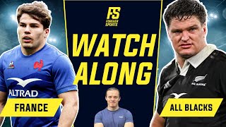 FRANCE VS NEW ZEALAND LIVE  France vs All Blacks  Live Commentary amp Watchalong [upl. by Animahs397]