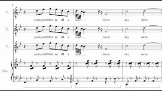 Trey Mclaughlin  Dear Theodosia Hamilton Cover Transcription [upl. by Derreg]