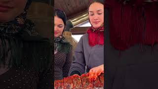 Giant Carp 25kg with Oven Baked Caviarcooking asmr garden food [upl. by Aldarcie664]