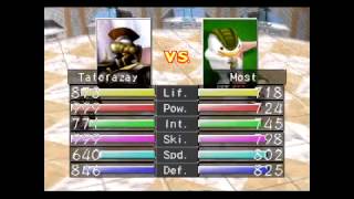 Monster Rancher 2 Legend Cup  Taterazay Durahan VS Most White Mocchi [upl. by Avrom137]