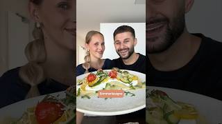 Vegetarische Lasagne für den Sommer 🌱☀️  REWE Deine Küche [upl. by Alcus]