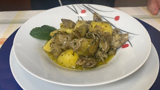 CARCIOFI E PATATE ALLA ROMANA RICETTA ORIGINALE [upl. by Cornwell513]