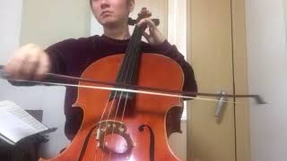 Dotzauer 113 cello etudes No11 Moderato 34 [upl. by Philomena]