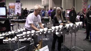 Evelyn Glennie amp Kai Stensgaard Jam at PASIC14 [upl. by Adore]