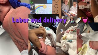 Labor and delivery vlog🍼💓👩🏽‍🍼… [upl. by Sancho724]