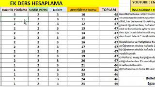 2019 Ek Ders Nasıl Hesaplanır [upl. by Aicenet]