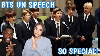 The full speech that RM of BTS gave at the United Nations REACTION [upl. by Latoye]