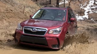 2014 Subaru Forester XT Muddy OffRoad Drive amp Review [upl. by Fiorenze]