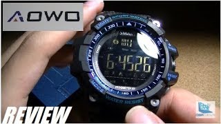 REVIEW AOWO EX16 Pro X5  Sport Smartwatch  2 Year Battery [upl. by Katinka194]