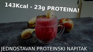 Proteinski napitak bez whey proteina  BODYBUILDING PREHRANA [upl. by Douville673]