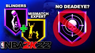 CONTESTED JUMPSHOT 2K22  BLINDERS BADGE  MISMATCH EXPERT BADGE  DEADEYE BADGE [upl. by Alex]