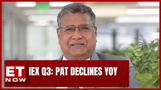 Market Update IEX Q3 PAT Slides 3 YoY to Rs 77 Cr  CMD SN Goel On ET Now [upl. by Trisa797]