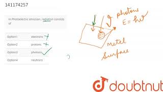 In Photoelectric emission radiation consists of  11  ELECTRONS AND PHOTONS  PHYSICS  TARGE [upl. by Rice43]