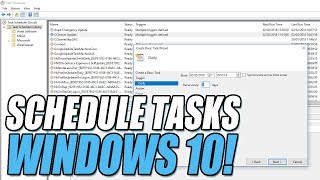 How To Use Task Scheduler On Windows10  Auto Start Programs or Scripts [upl. by Nylkoorb384]