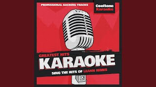 Honestly Originally Performed by LeAnn Rimes Karaoke Version [upl. by Marciano]