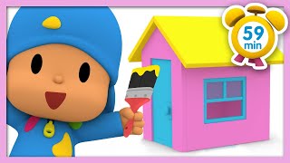 🏠 POCOYO ITALIANO Episodi più Visti Stagione 4 59 min  VIDEO e CARTONI ANIMATI per bambini [upl. by Lothaire512]