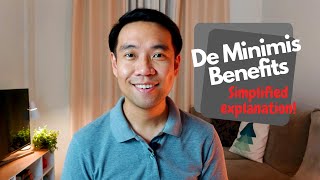 De Minimis Benefits Explained [upl. by Drawoh76]