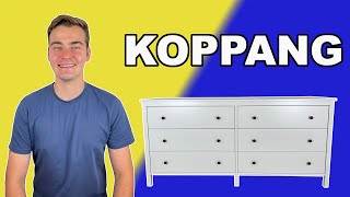 Koppang 6 Drawer Dresser IKEA Tutorial [upl. by Pritchett701]