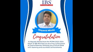 IBS Placements Highlights 2024  IBS Mumbai [upl. by Yeslrahc]