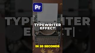 How to Make TYPEWRITER Effect in Premiere Pro [upl. by Otrebide]