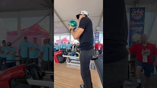 Aric Almirola goes bowling Bowling Nascar [upl. by Trebleht]