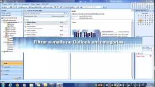 Filtrar emails por categoria no Outlook [upl. by Essenaj21]