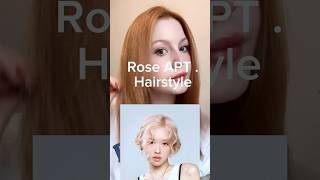 Rose’s hairstyle rose hairstyle apt brunomars hair blackpink jennie lisa jisoo kpop [upl. by Star]