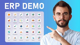 ERP Software Demo  Enterprise Resource Planning Explainer Video [upl. by Ydolem]