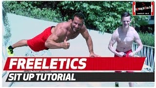 Freeletics  Situps  English version [upl. by Ahsikal]