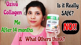 Oziva Collagen Builder side effects Benefits  Review after 14 months  Oziva Collagen review [upl. by Nalhsa195]