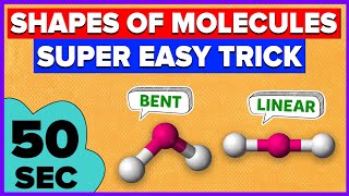 Trick to learn shapes of molecules  Geometry of molecules  VSEPR Theory [upl. by Nilved737]