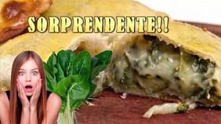 Como hacer empanadas de acelgas con jamon queso y huevo [upl. by Ahsirtak]