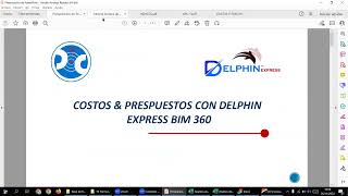 Costos amp Presupuestos con Delphin Express 47 [upl. by Akiras]