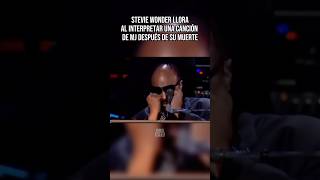 Stevie Wonder llora por michaeljackson 😔 [upl. by Petey933]